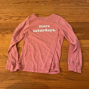 The Retro Brand Kid’s Red Long Sleeve T-Shirt Size 6